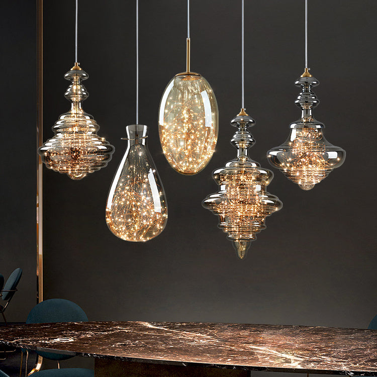 Starry Sky  Glass Pendant Light