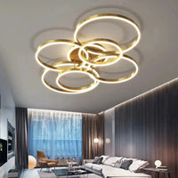 Luce al soffitto anello nordico chic