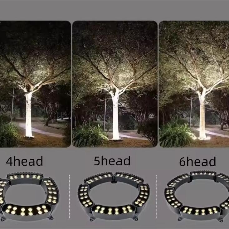 Elegant Outdoor Tree Highlight Spotlight – Glare Fusion