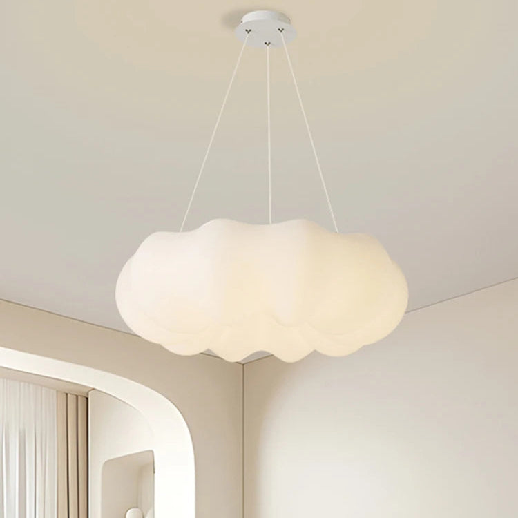 Cream-style Kids’ Room Ceiling Lights with Pumpkin-Cloud Inspired Design