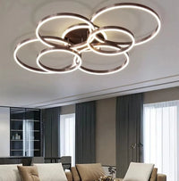 Luce al soffitto anello nordico chic
