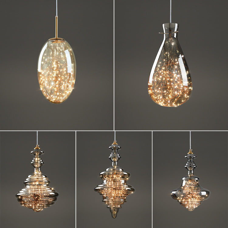 Starry Sky  Glass Pendant Light