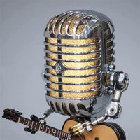 Robotlampe med guitar