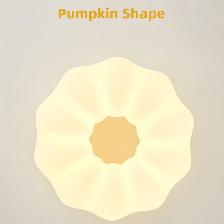 Cream-style Kids’ Room Ceiling Lights with Pumpkin-Cloud Inspired Design