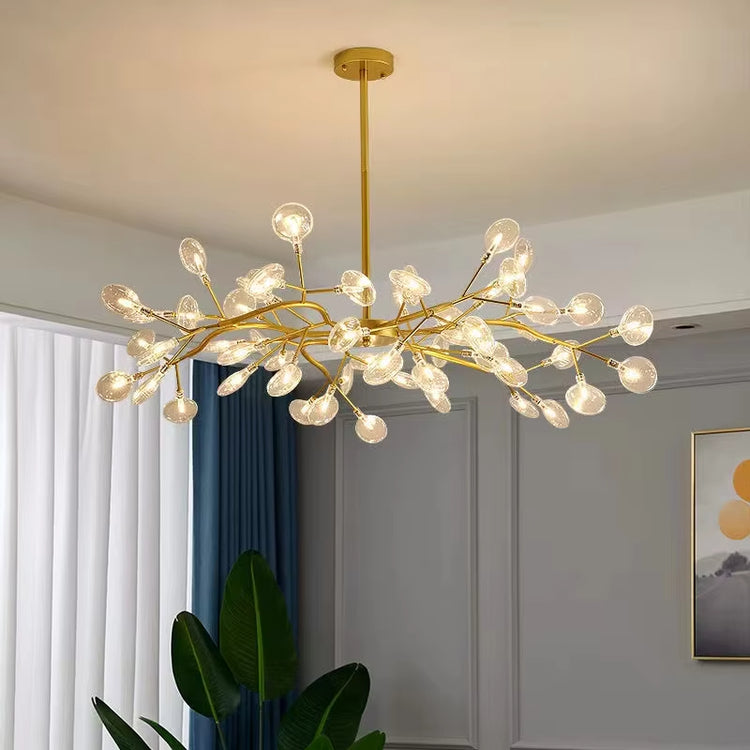 Glarefusion Creative Branch Acrylic Living Room Chandelier