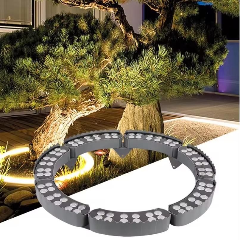 Elegante riflettore per alberi da esterno