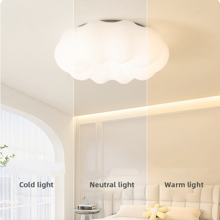 Cream-style Kids’ Room Ceiling Lights with Pumpkin-Cloud Inspired Design