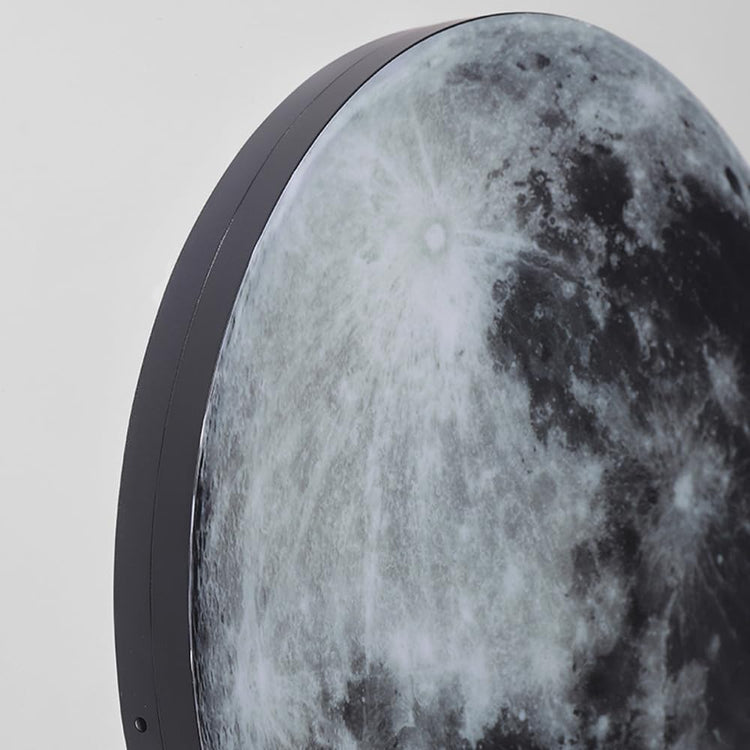 Moderne rund måne væglampe