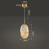 Starry Sky  Glass Pendant Light