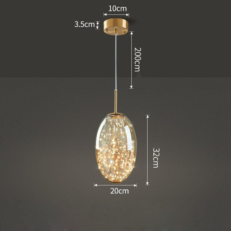 Starry Sky  Glass Pendant Light