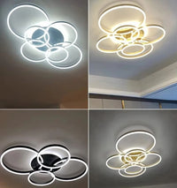Luce al soffitto anello nordico chic