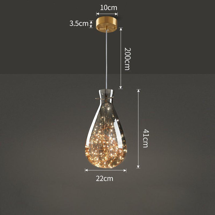 Starry Sky  Glass Pendant Light