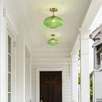 Mid Century Glass Ceiling Light