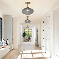 Mid Century Glass Ceiling Light