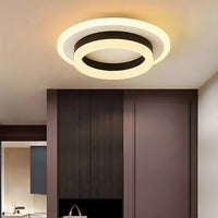 Modern Creative Square Ring Ceiling Lamp