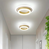 Modern Creative Square Ring Ceiling Lamp
