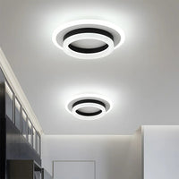Modern Creative Square Ring Ceiling Lamp