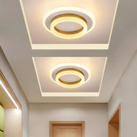 Modern Creative Square Ring Ceiling Lamp