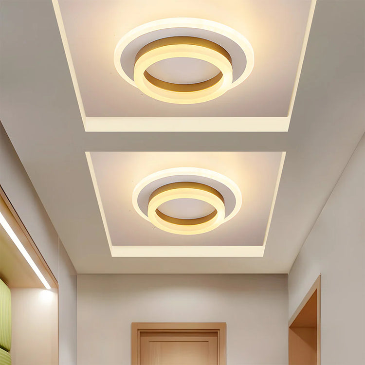 Moderne Kreativ Firkantet Ring Loftslampe