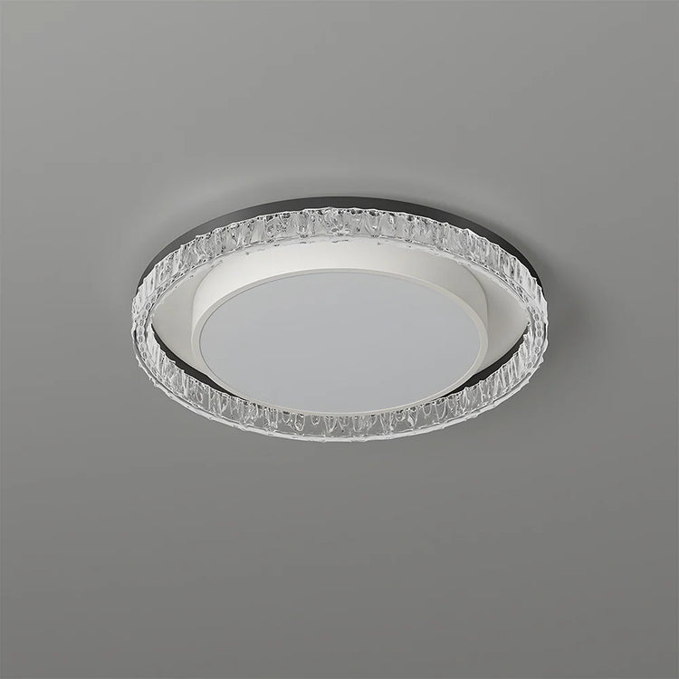 Contemporary Black Round LED Ceiling Light