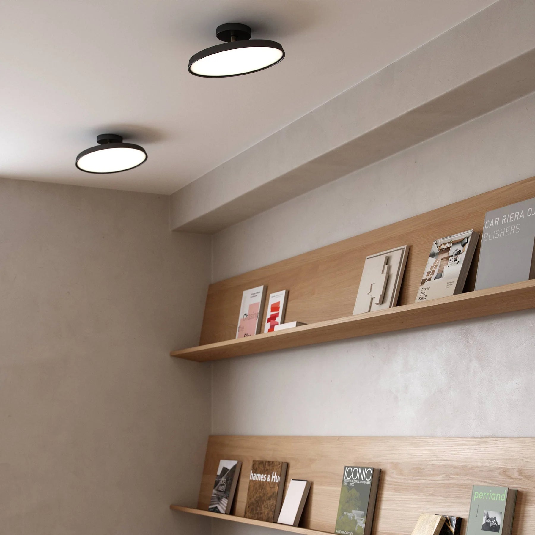 Plafoniera rotonda dal minimalismo moderno