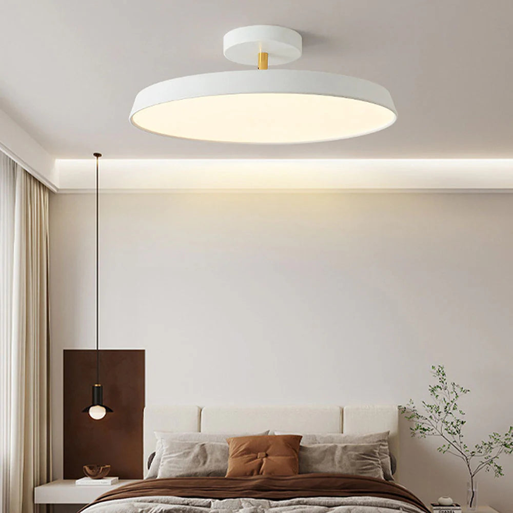 Plafoniera rotonda dal minimalismo moderno