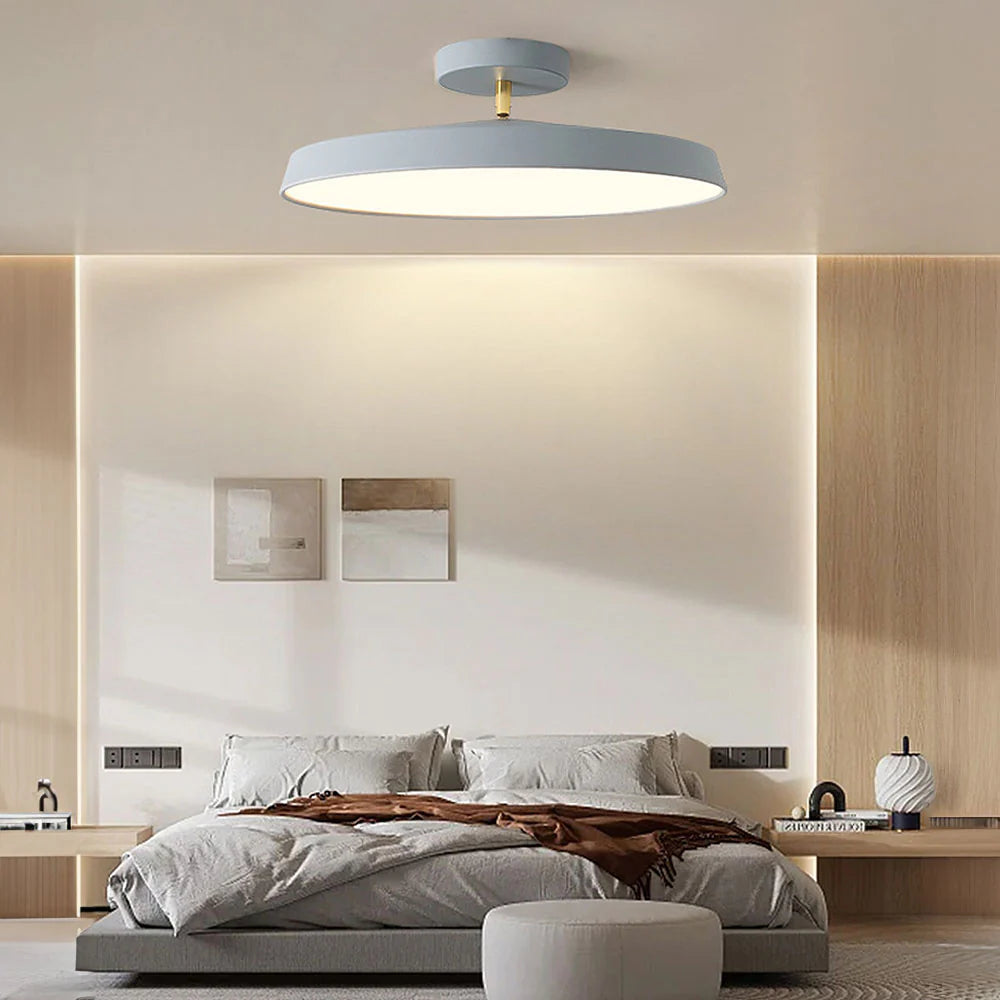 Plafoniera rotonda dal minimalismo moderno