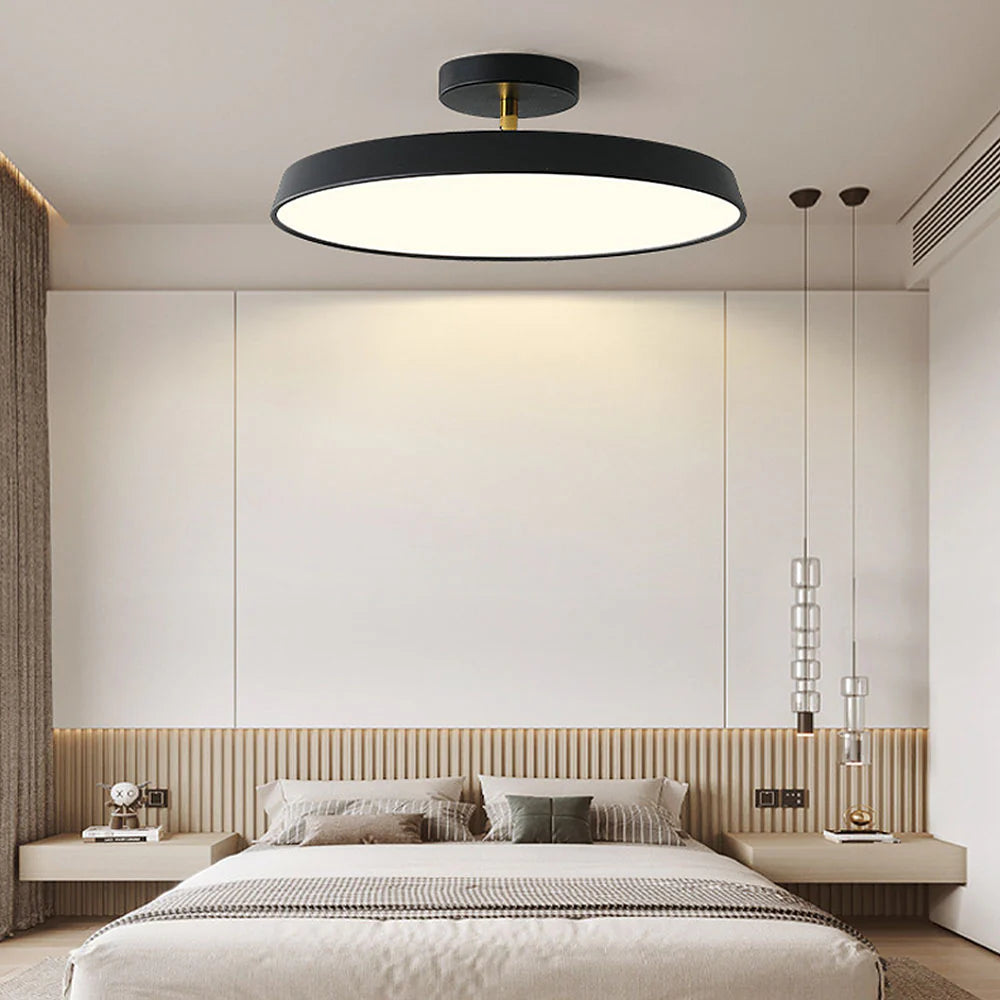 Plafoniera rotonda dal minimalismo moderno