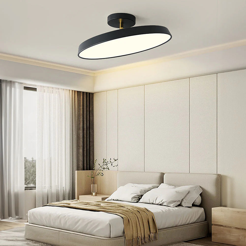 Plafoniera rotonda dal minimalismo moderno