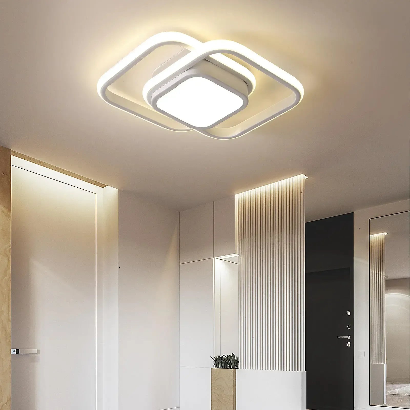 Nordic Minimalist Dubbelring Taklampa