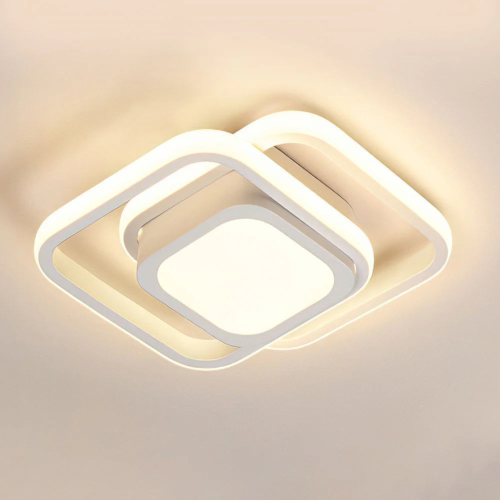 Nordic Minimalist Dubbelring Taklampa