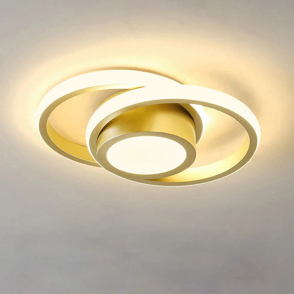 Nordic Minimalist Dubbelring Taklampa