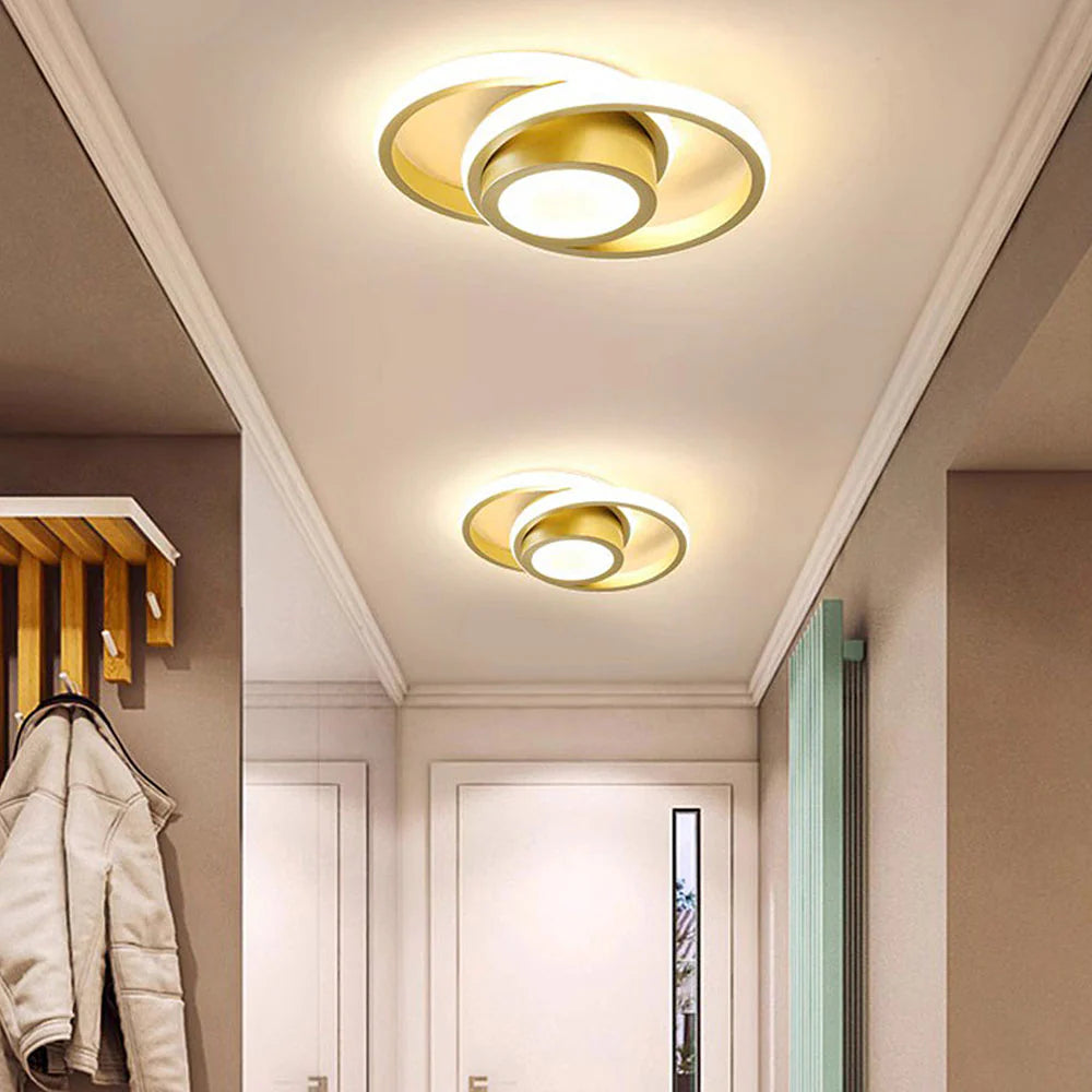 Nordic Minimalist Dubbelring Taklampa