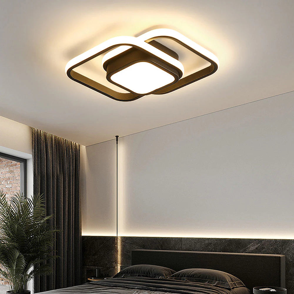 Nordic Minimalist Dubbelring Taklampa