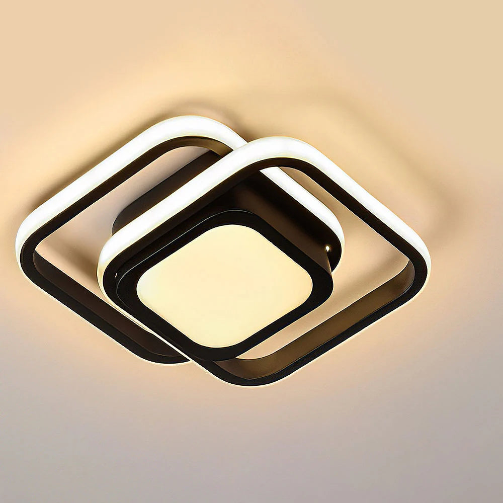 Nordic Minimalist Dubbelring Taklampa