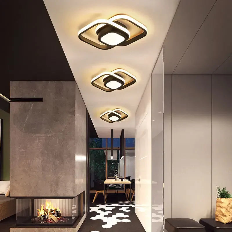 Nordic Minimalist Dubbelring Taklampa