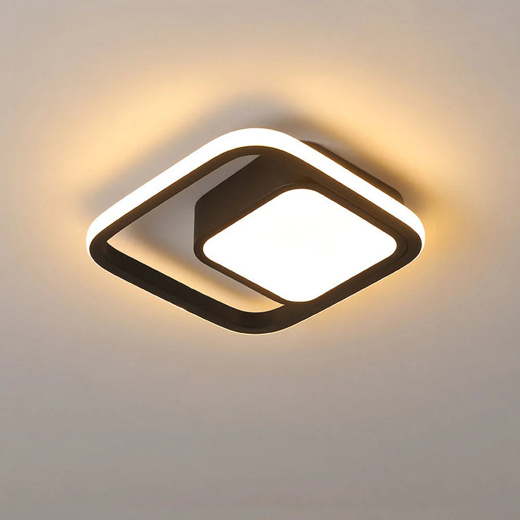Nordisk Minimalistisk Dobbeltring Loftslampe