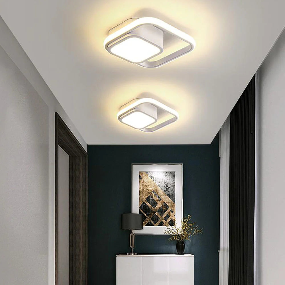 Nordic Minimalist Dubbelring Taklampa