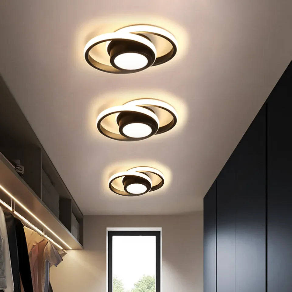 Nordic Minimalist Dubbelring Taklampa