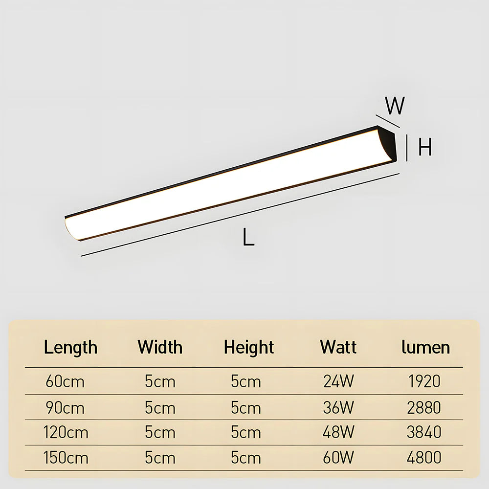 Moderne, minimalistische, wasserdichte LED-Wandleuchte für den Außenbereich