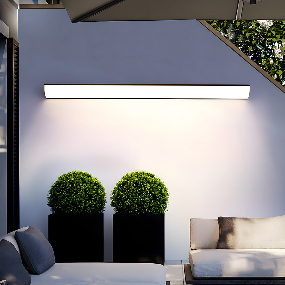 Moderne, minimalistische, wasserdichte LED-Wandleuchte für den Außenbereich