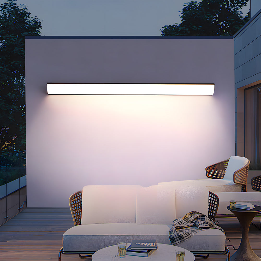 Moderne, minimalistische, wasserdichte LED-Wandleuchte für den Außenbereich