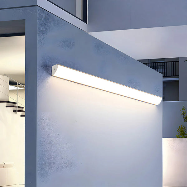 Moderne minimalistische wasserdichte LED -Wandleuchte im Freien im Freien
