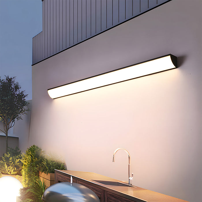 Moderne minimalistische wasserdichte LED -Wandleuchte im Freien im Freien