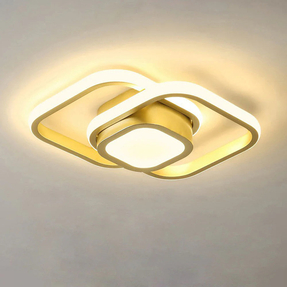 Nordic Minimalist Dubbelring Taklampa