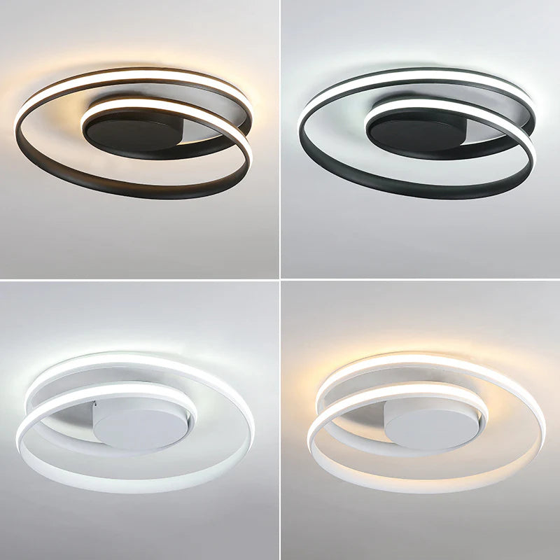 Moderne nordisk kreativ runde loftslampe