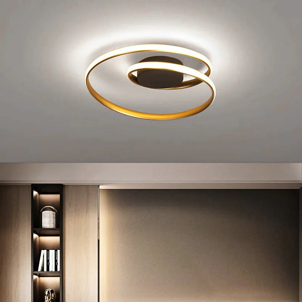 Moderne nordisk kreativ runde loftslampe