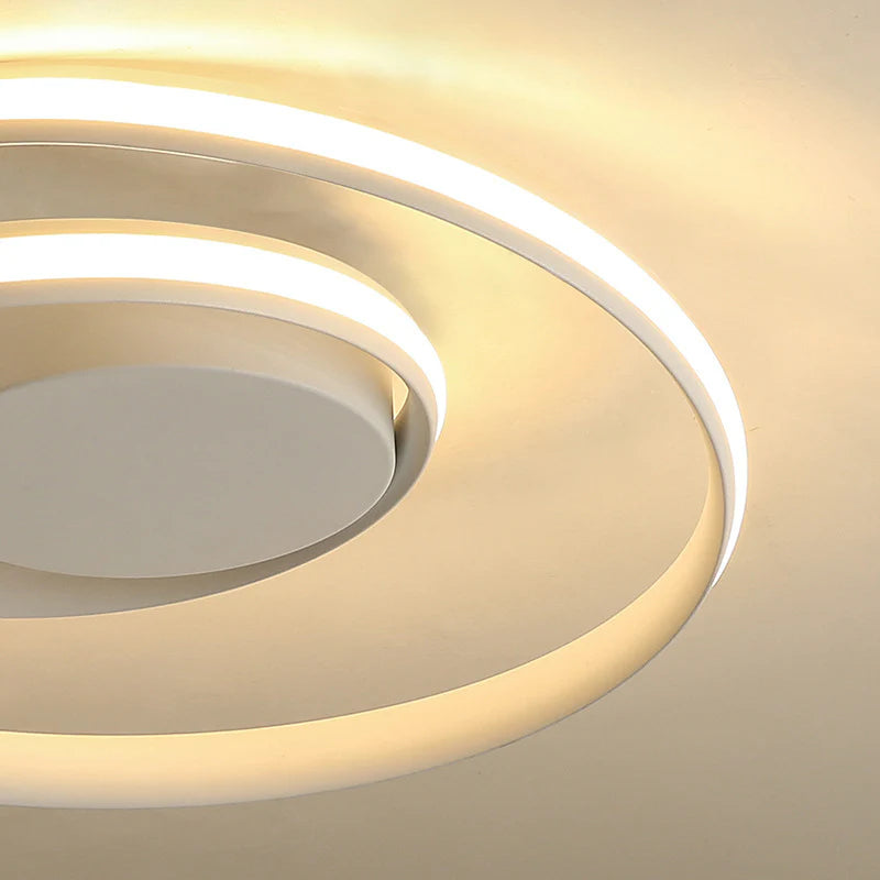 Moderne nordisk kreativ runde loftslampe