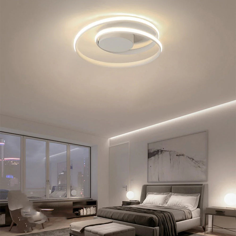 Moderne nordisk kreativ runde loftslampe