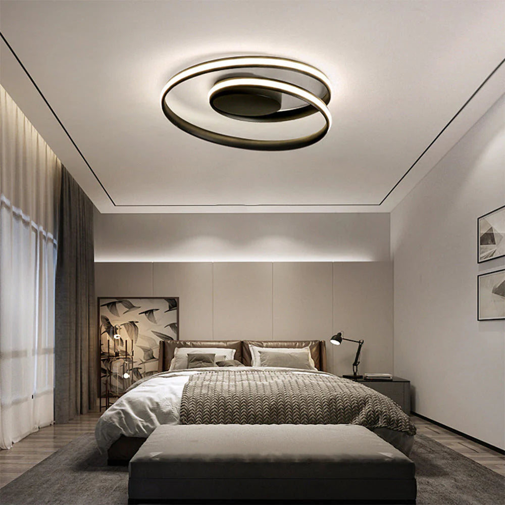 Moderne nordisk kreativ runde loftslampe